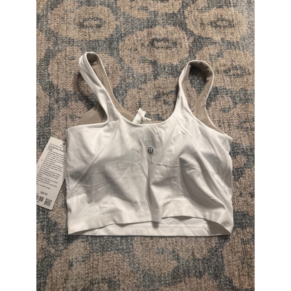 Lululemon Align Tank White Size 8 NWT - Picture 3 of 3